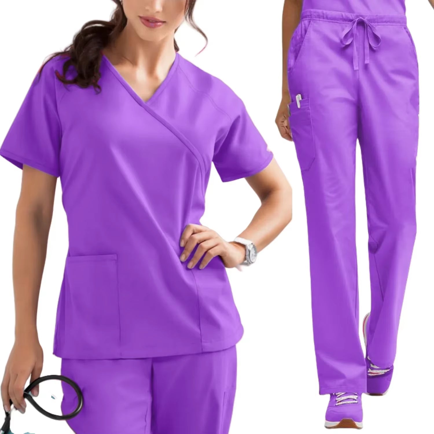 Conjunto Quirúrgico Premium "Flex-Fit" (Filipina y Pantalón)