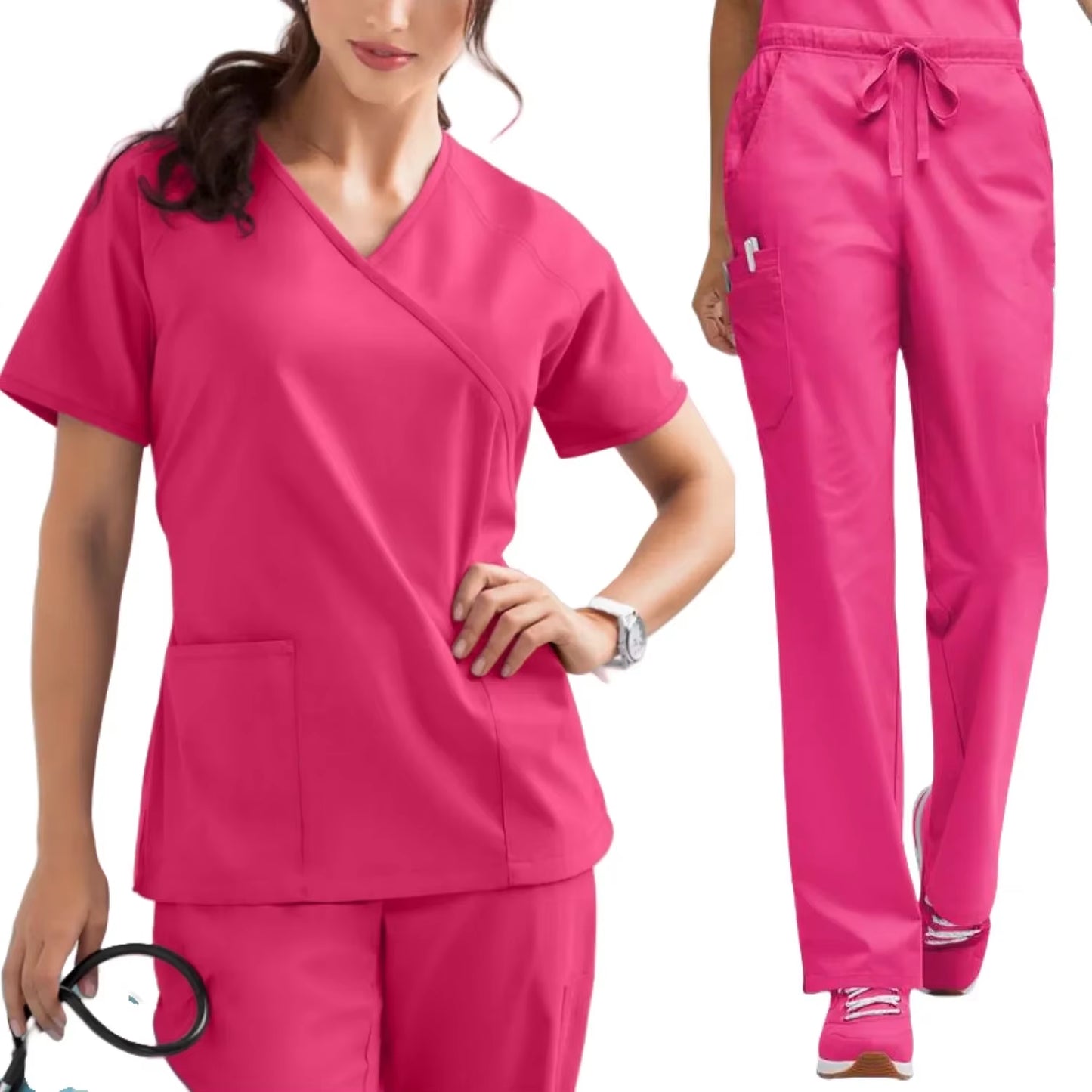 Conjunto Quirúrgico Premium "Flex-Fit" (Filipina y Pantalón)
