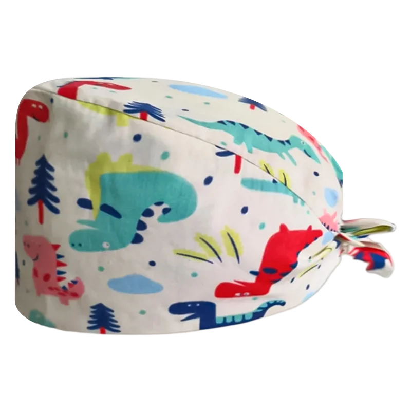 Gorro quirúrgico para mujer, gorros para dentista, cirujano para mujer, hombre, enfermera, dentista, quirófano, médico, Dental, sombrero de verano con dibujos animados