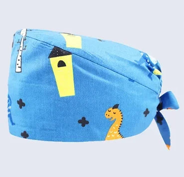 Gorro quirúrgico para mujer, gorros para dentista, cirujano para mujer, hombre, enfermera, dentista, quirófano, médico, Dental, sombrero de verano con dibujos animados