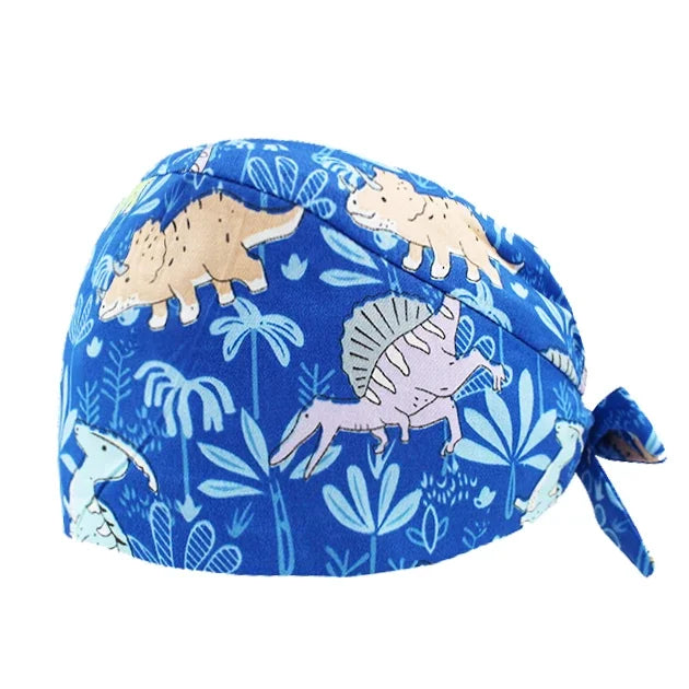 Gorro quirúrgico para mujer, gorros para dentista, cirujano para mujer, hombre, enfermera, dentista, quirófano, médico, Dental, sombrero de verano con dibujos animados