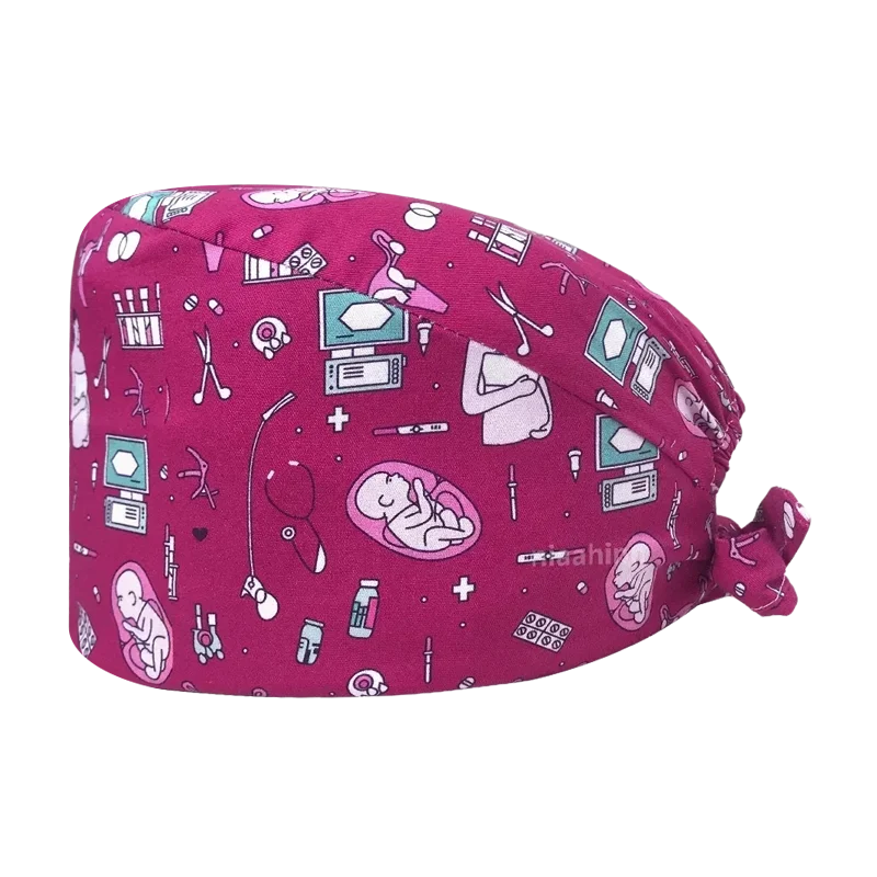  Gorro quirúrgico de verano para mujer, gorros para dentista, cirujano para mujer, gorros para hombre, cirugía, enfermera, quirófano médic